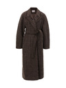 Orsay Кафяво дълго дамско палто ORSAY
