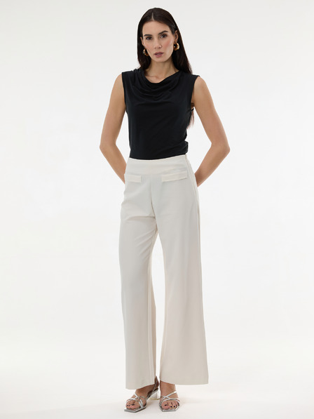 Orsay Бели дамски прави панталони ORSAY