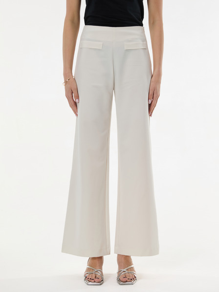 Orsay Бели дамски прави панталони ORSAY