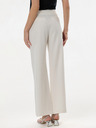 Orsay Бели дамски прави панталони ORSAY