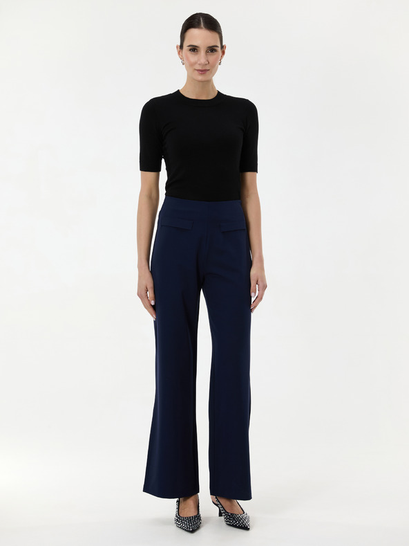 Orsay Черен дамски пуловер с къс ръкав ORSAY