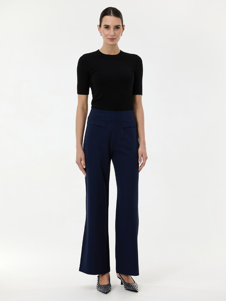 Orsay Черен дамски пуловер с къс ръкав ORSAY