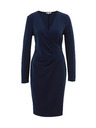 Orsay Тъмносиня дамска рокля до коленете ORSAY