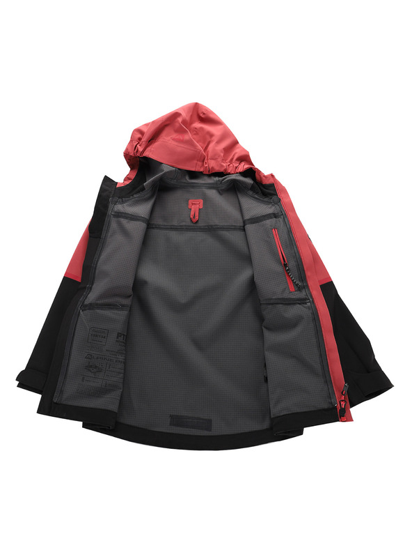 ALPINE PRO Детско яке с ptx мембрана ALPINE PRO ZARRO 3 cardinal