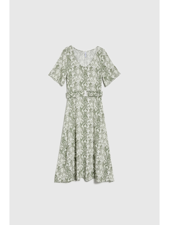 Moodo Маслинени вискозни рокли Moodo