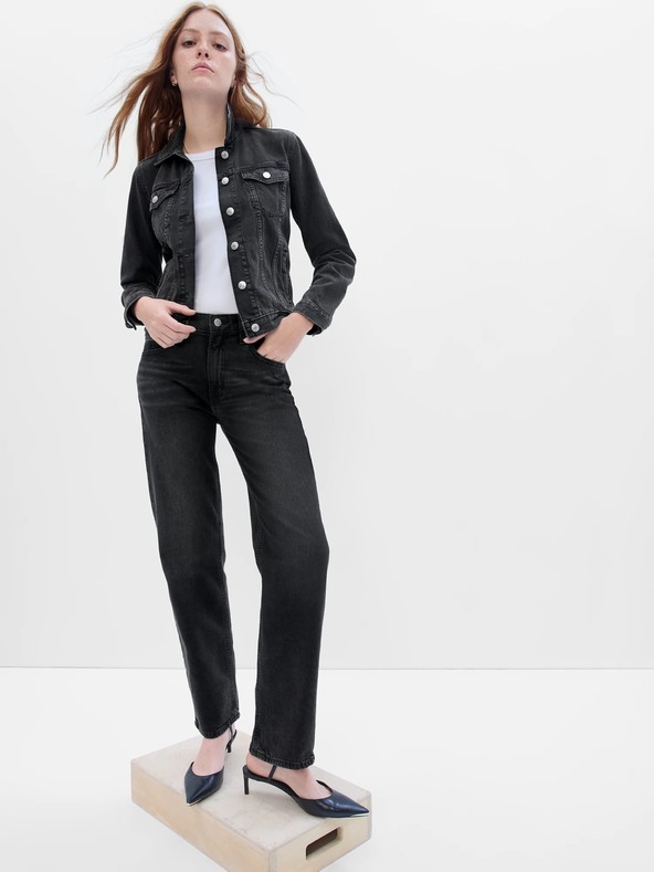 GAP Дънки loose Mid Rise Distressed '90s GAP