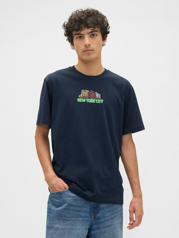 GAP Тениска с печат Everyday Soft GAP