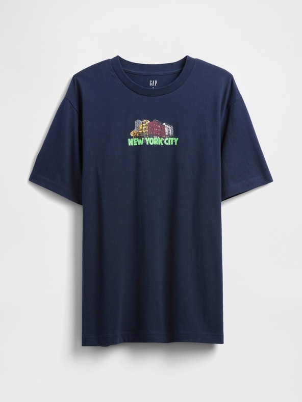 GAP Тениска с печат Everyday Soft GAP