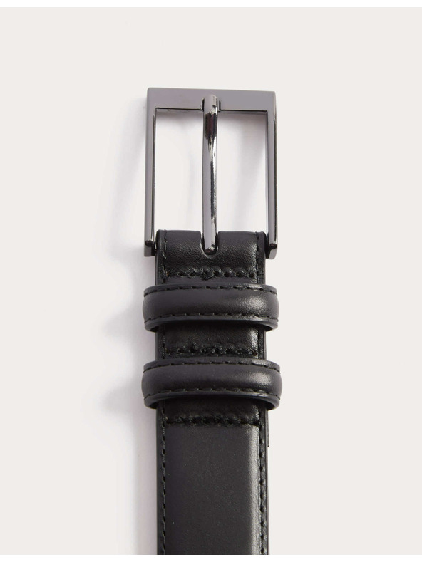 Marks & Spencer Кожен елегантен колан Marks & Spencer черен