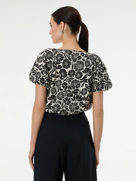 Orsay Черна дамска блуза с шарка ORSAY