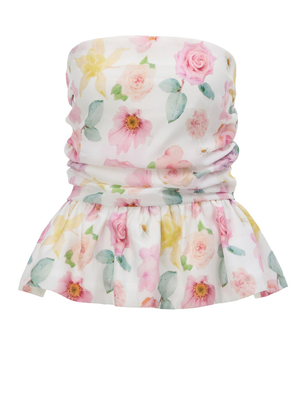 Orsay Розов дамски топ без презрамки ORSAY