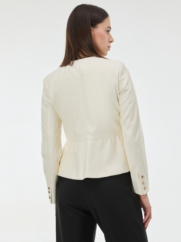 Orsay Кремаво дамско кожено яке ORSAY