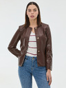 Orsay Кафяво дамско кожено яке ORSAY