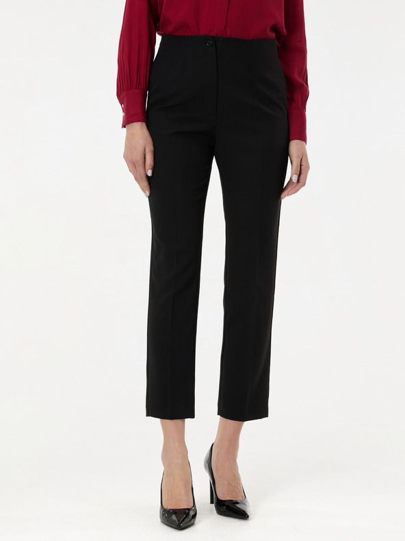 Orsay Черни дамски прави панталони ORSAY