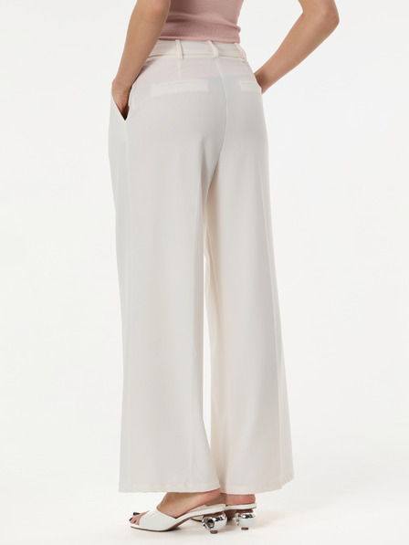 Orsay Кремав дамск широк панталон ORSAY