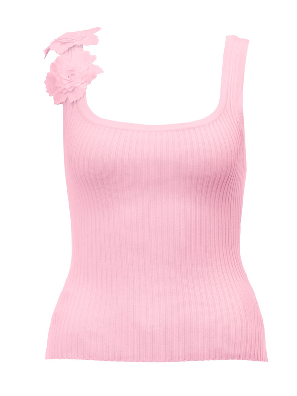 Orsay Светлорозов дамски потник с апликация ORSAY