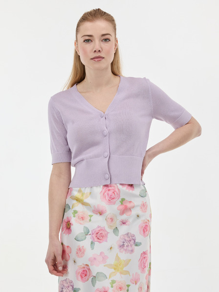 Orsay Светлолилав дамски кардиган с къс ръкав ORSAY