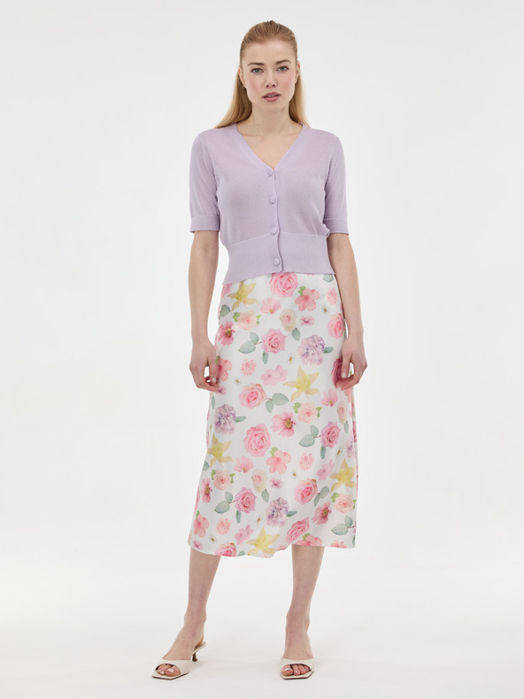 Orsay Светлолилав дамски кардиган с къс ръкав ORSAY