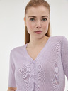 Orsay Светлолилав дамски кардиган с къс ръкав ORSAY