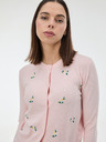 Orsay Светлорозов дамски кардиган с бродерия ORSAY