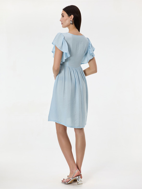 Orsay Светлосиня дамска рокля до коленете ORSAY