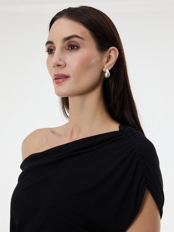 Orsay Черна дамска миди рокля ORSAY