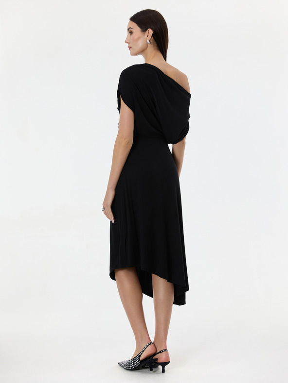 Orsay Черна дамска миди рокля ORSAY