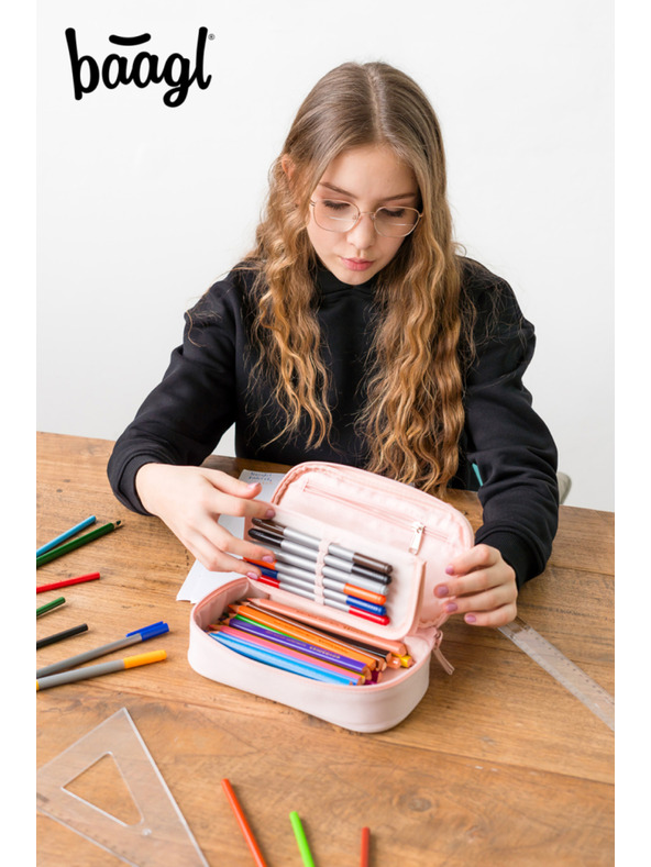BAAGL  Ученически моливник Baagl Creamy