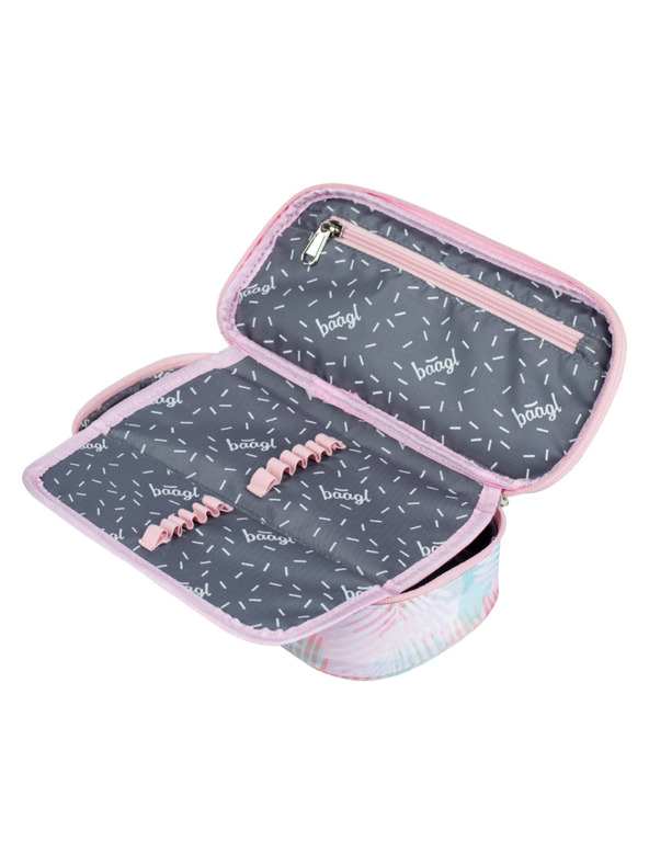 BAAGL  Розов ученически моливник Baagl Sunset