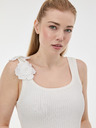 Orsay Бял дамски потник с апликация ORSAY