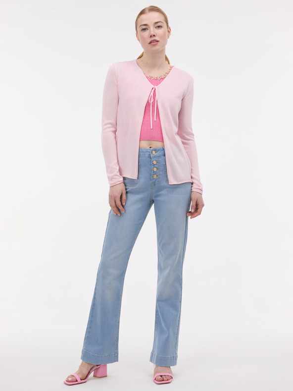 Orsay Светлорозова дамска жилетка ORSAY