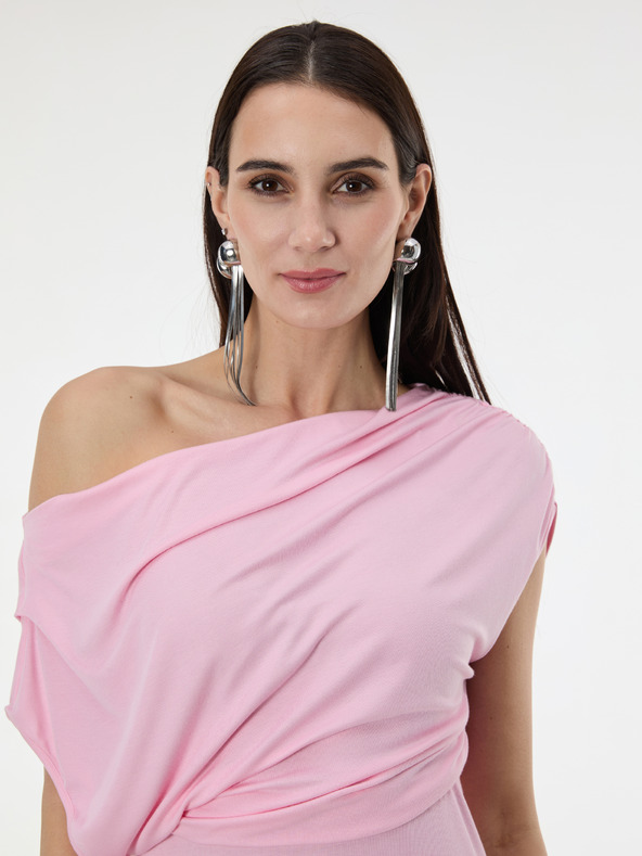 Orsay Светло розова дамска миди рокля ORSAY