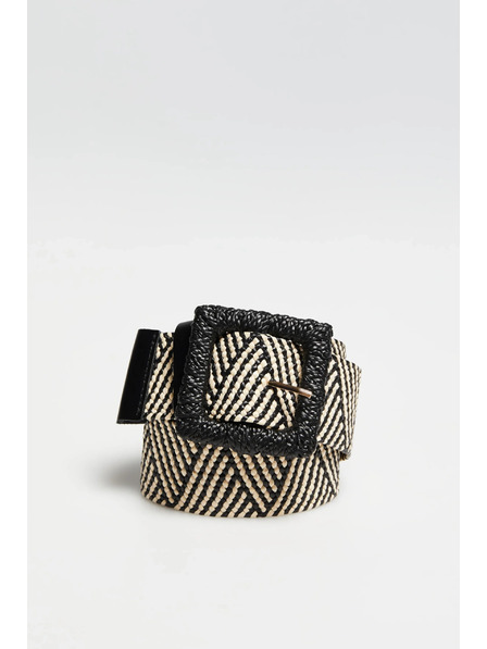 Moodo Плетен колан черен Moodo