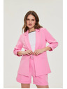 Moodo Розово сако с 3/4 ръкави Moodo