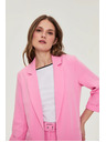 Moodo Розово сако с 3/4 ръкави Moodo