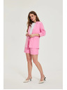 Moodo Розово сако с 3/4 ръкави Moodo