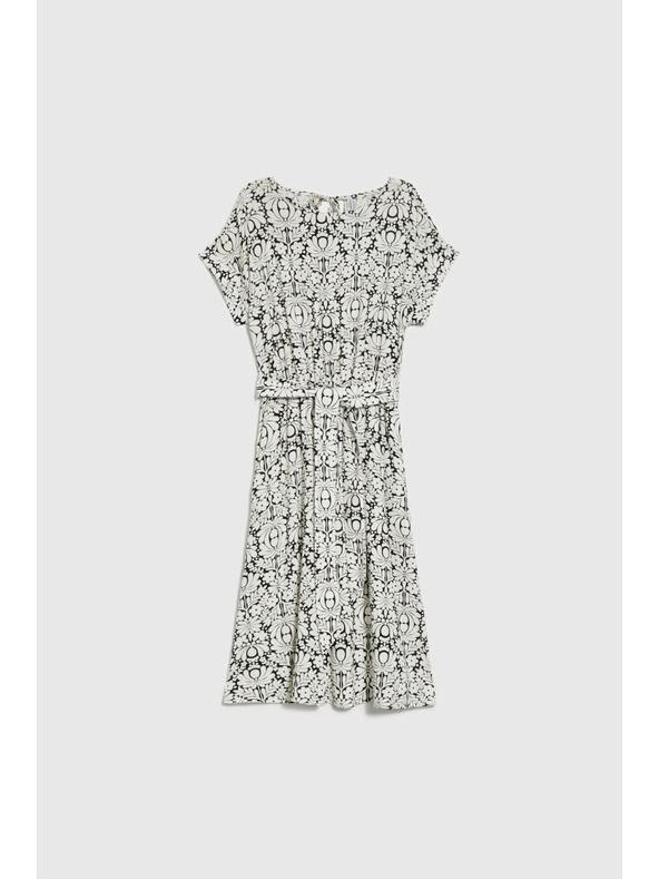 Moodo Черна вискозна рокля Moodo