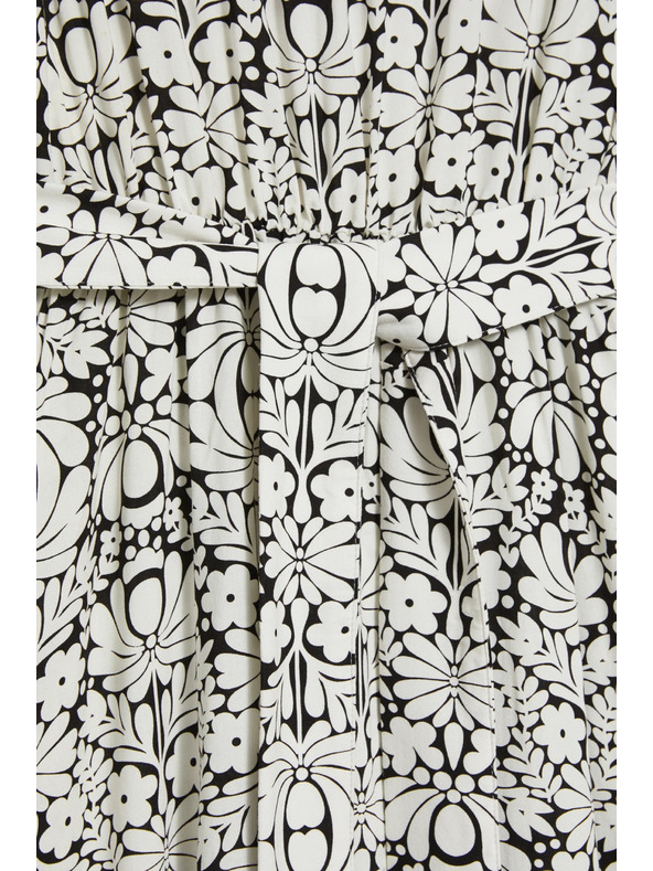 Moodo Черна вискозна рокля Moodo