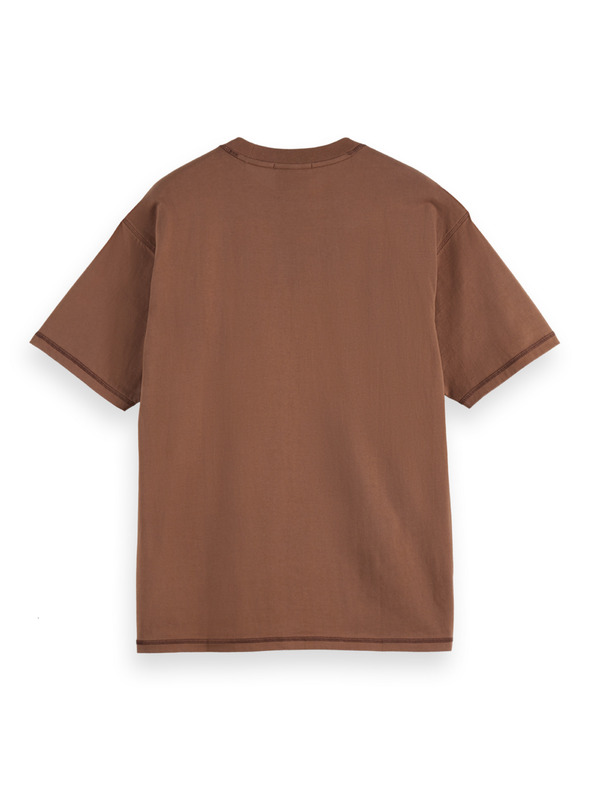 Scotch & Soda Мъжка свободна тениска с надпис