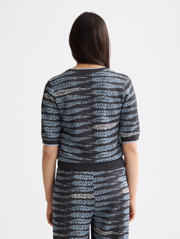 Scotch & Soda Плетен дамски Lurex топ