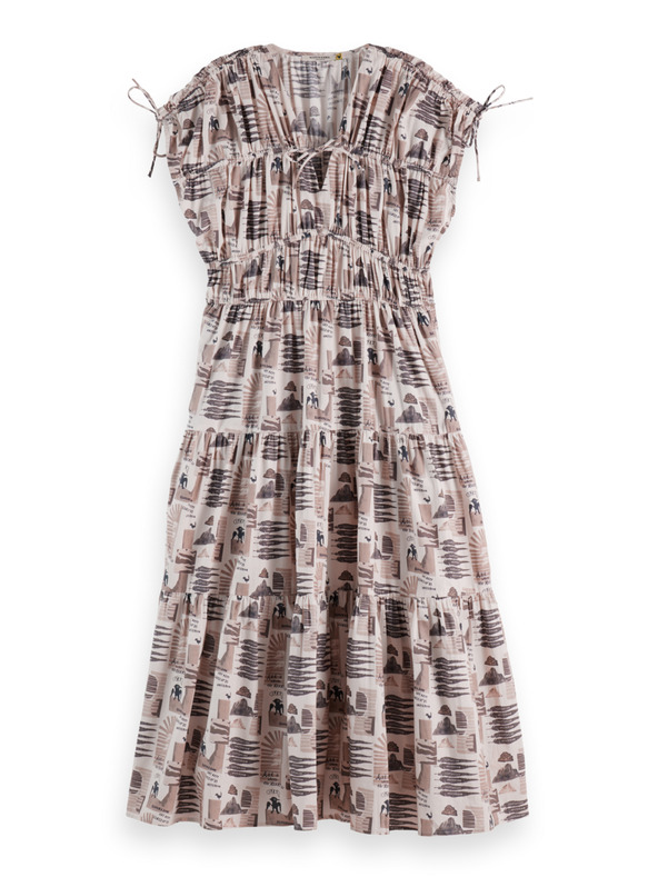 Scotch & Soda Дамски свободни миди рокли