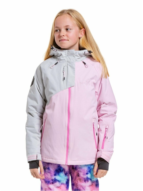 Meatfly Meatfly детска SNB & SKI яка Deliah Grey/Pastel Pink