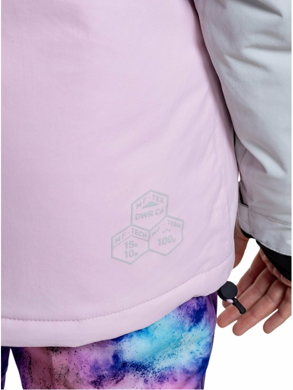 Meatfly Meatfly детска SNB & SKI яка Deliah Grey/Pastel Pink