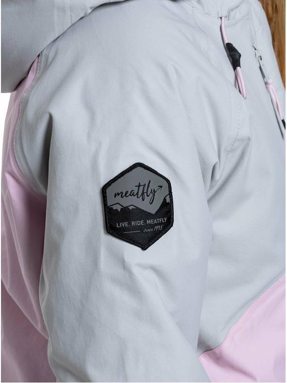 Meatfly Meatfly детска SNB & SKI яка Deliah Grey/Pastel Pink