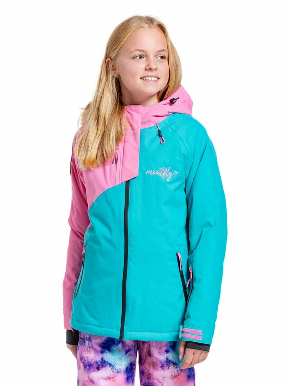 Meatfly Meatfly детска SNB & SKI яка Deliah Hot Pink/Turquoise