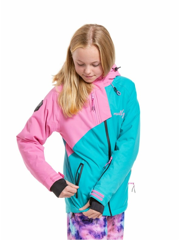 Meatfly Meatfly детска SNB & SKI яка Deliah Hot Pink/Turquoise