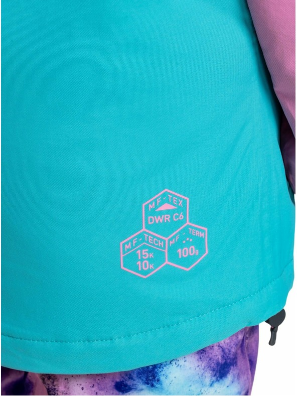 Meatfly Meatfly детска SNB & SKI яка Deliah Hot Pink/Turquoise