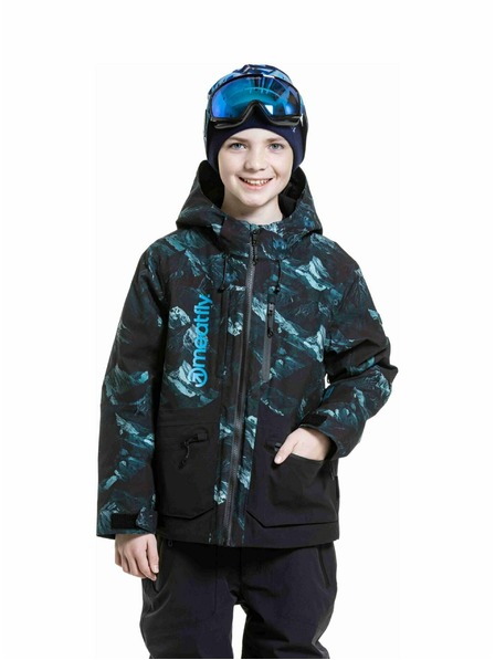 Meatfly Meatfly детска SNB & SKI яка Bangito Green Mountains