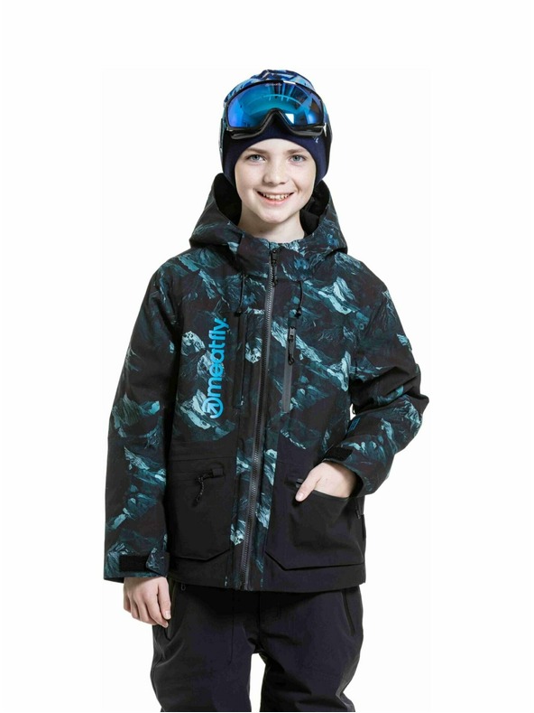 Meatfly Meatfly детска SNB & SKI яка Bangito Green Mountains