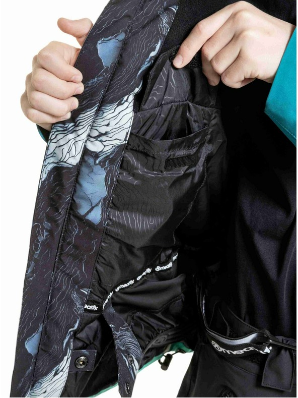 Meatfly Meatfly детска SNB & SKI яка Bangito Green Mountains